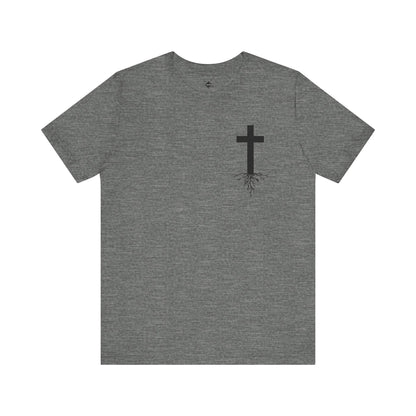 Rooted Cross Unisex Tee Faith Spiritual Shirt