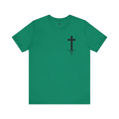 Rooted Cross Unisex Tee Faith Spiritual Shirt