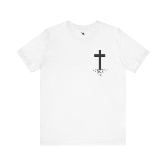 Rooted Cross Unisex Tee Faith Spiritual Shirt